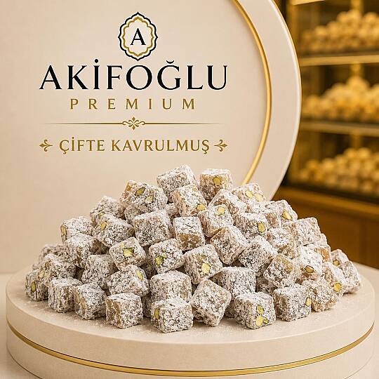 ÇİFTE KAVRULMUŞ FISTIKLI LOKUM