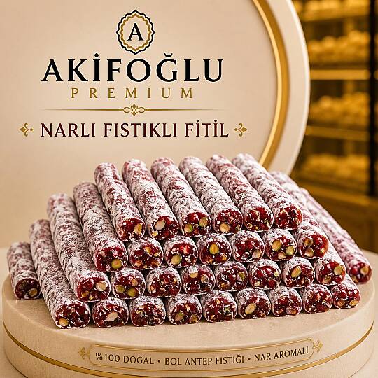 FISTIKLI FİTİL LOKUM (NARLI)