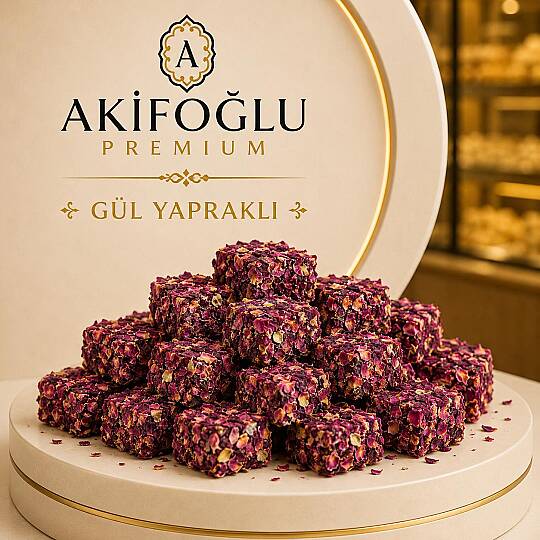 FISTIKLI GÜL YAPRAKLI LOKUM